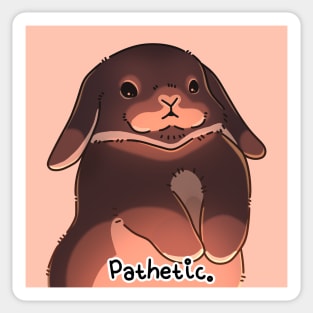 Pathetic Bunny Sticker